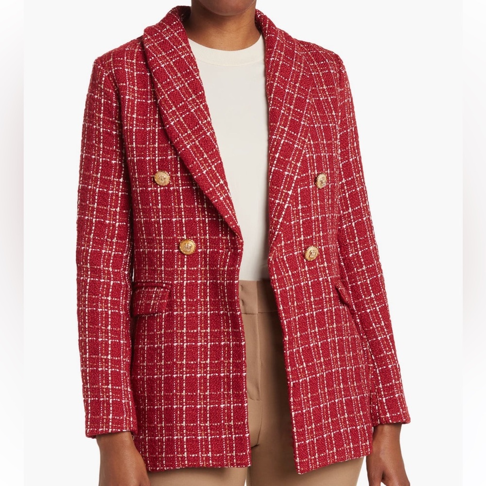 PLM Tweed breasted jacket - blazer